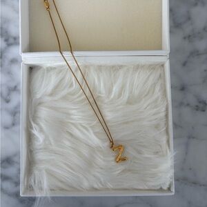 Celine Z Initial Necklace
